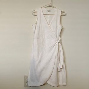 Madewell Texture & Thread Side Tie Wrap Dress
